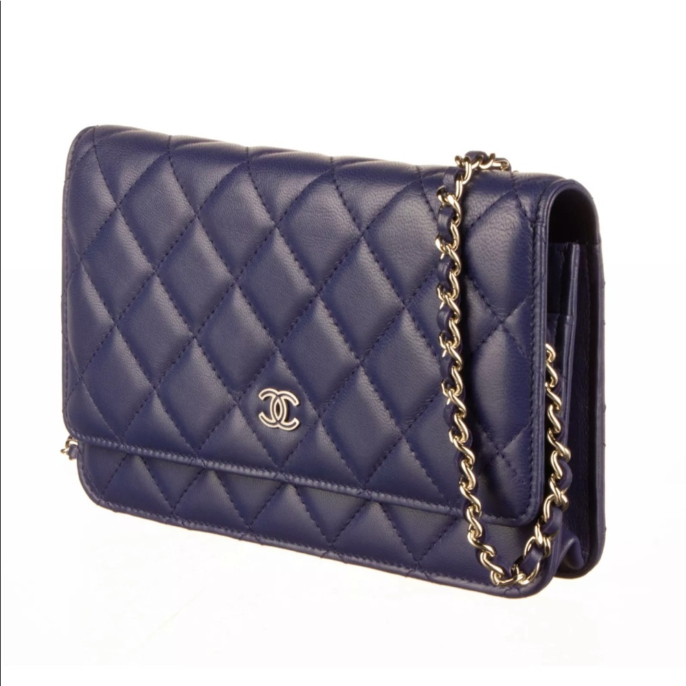 sold* CHANEL Quilted Lambskin Wallet On Chain Bag - Picture 2 of 8